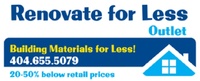 Local Business Global Value Supply- Renovate for Less Outlet in Roswell GA
