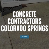 Local Business Concrete Colorado Springs in Colorado Springs, CO 