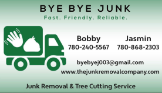 Local Business Bye Bye Junk Ltd in Edmonton AB