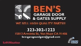 Local Business Ben's Garage Door and Gate Supply in Los Angeles CA