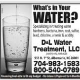 Local Business D & L Water Treatment, LLC in Albemarle 