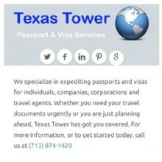 Local Business Texas Tower Passport & Visa Services in Houston 