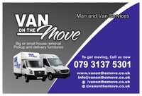 Local Business VAN on the MOVE in Bermondsey England