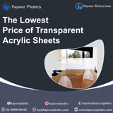 The Lowest Price of Transparent Acrylic Sheets