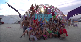 Where to find the best food at Burning Man? The Flying Falafels Camp - YouTube