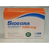 Buy SIDEGRA 100 mg Sildenafil 4 tablets online