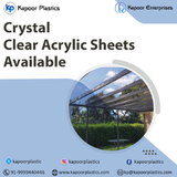 Crystal Clear Acrylic Sheets Available!