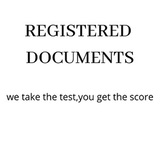 REGISTERED DOCUMENTS