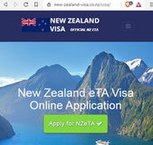 :NEW ZEALAND New Zealand Government ETA Visa - NZeTA Visitor Visa Online