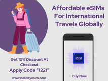 Save Extra On Your Purchase Of eSIMs For International Travel
