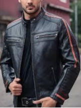 Local Business Cafe Racer Jacket in New York, NY, USA 